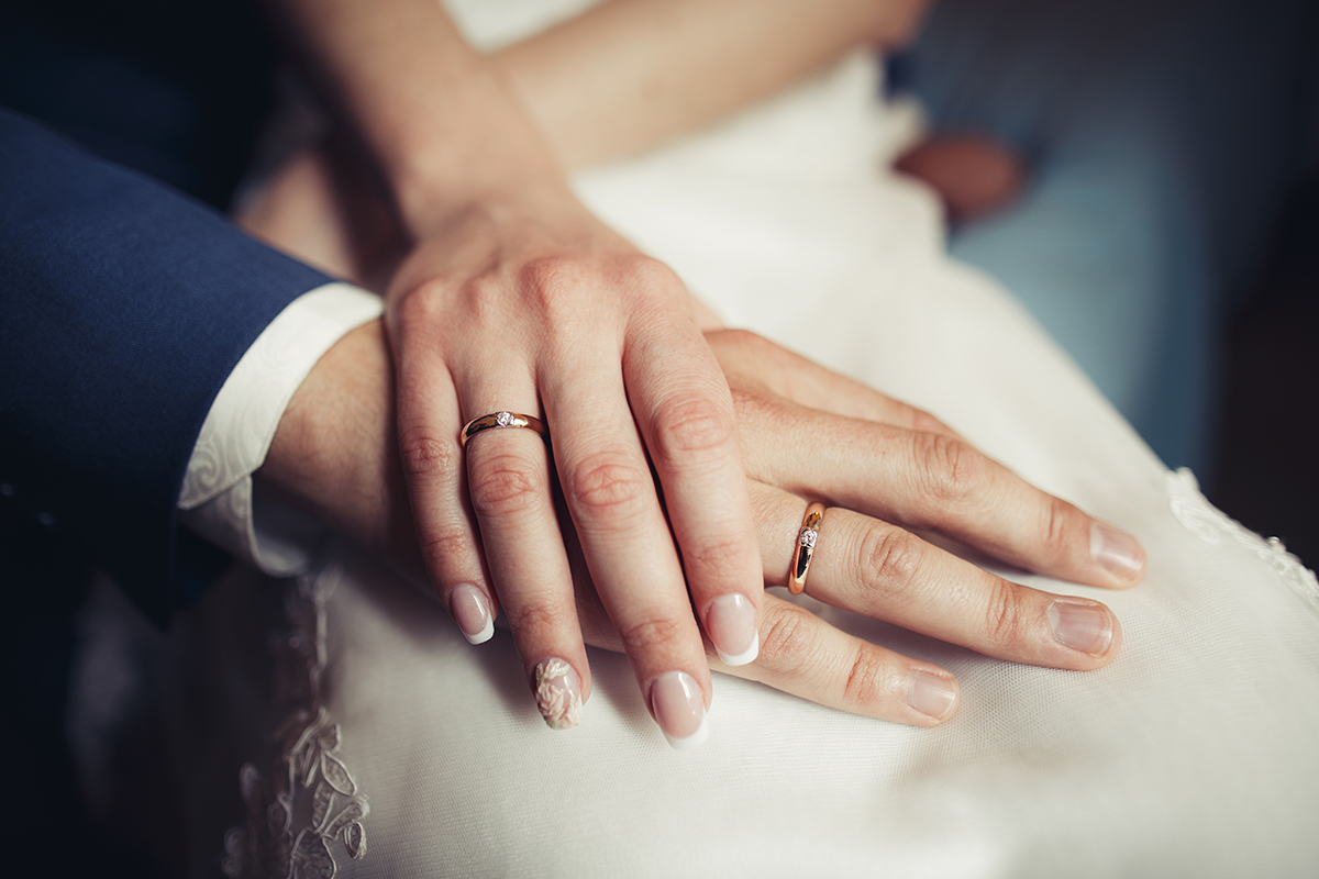 Hands With Wedding Rings