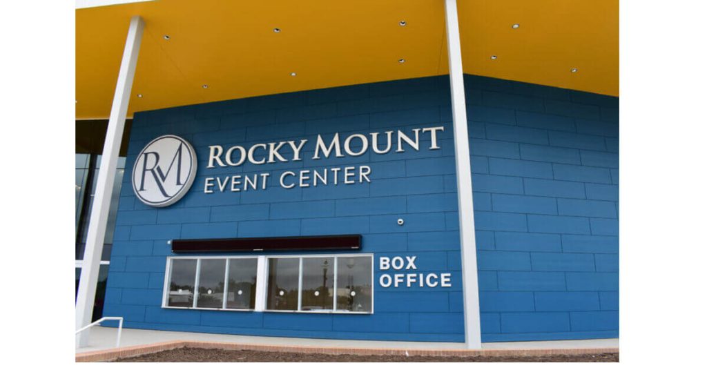 view of rocky mount event center box office