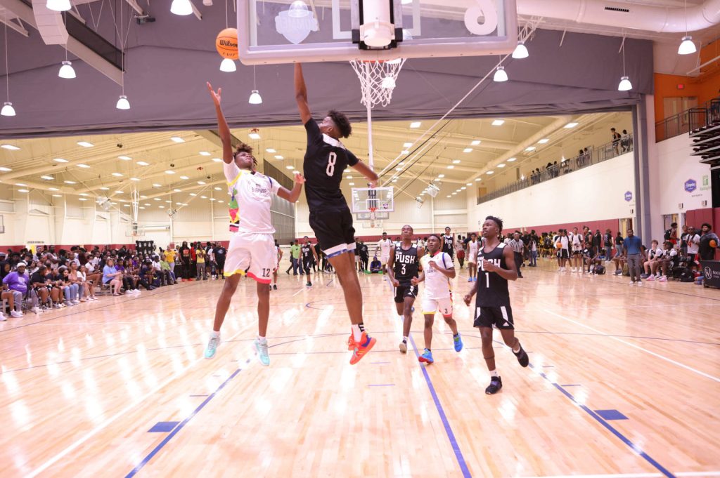 boys basketball game at Rocky Mount Event Center