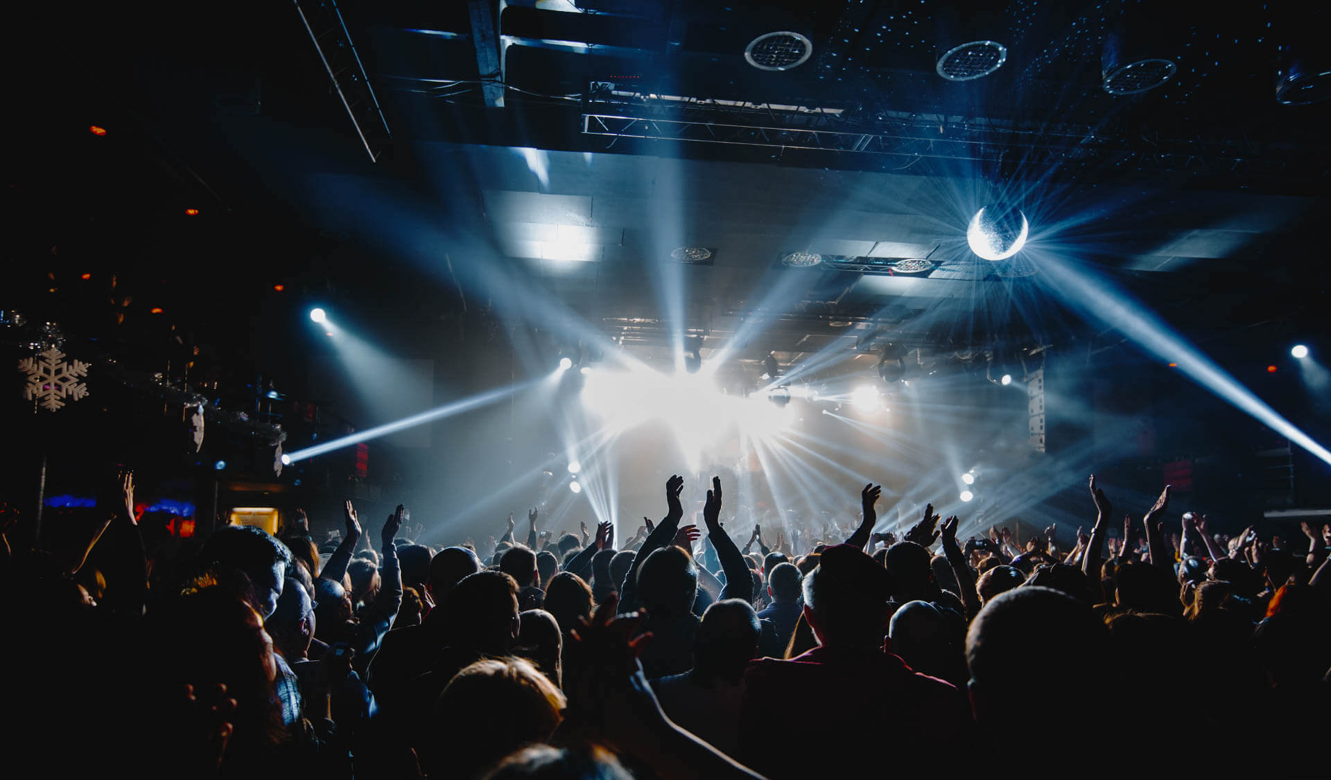 concert lights at Rocky Mount Event Center