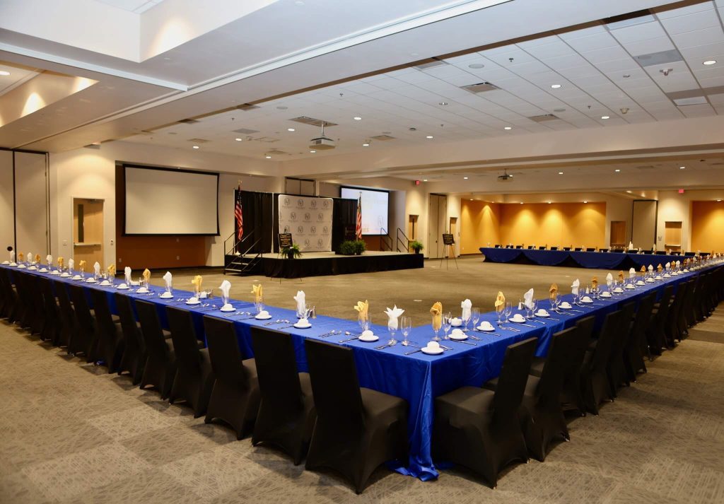 Corporate banquet room